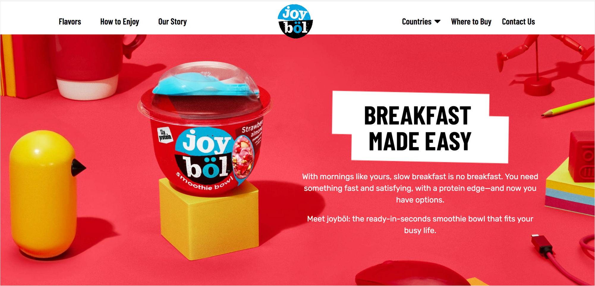 picture of kelloggs d2c brand joybol