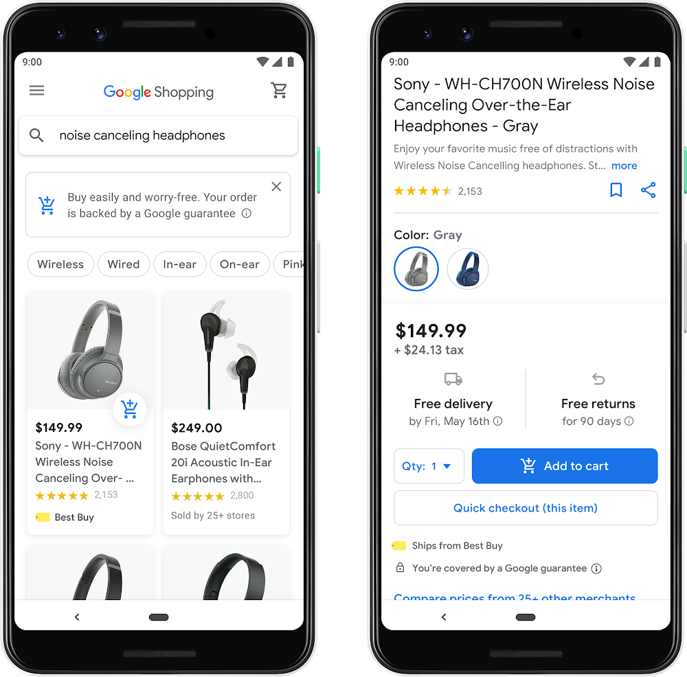 google universal shopping cart icon