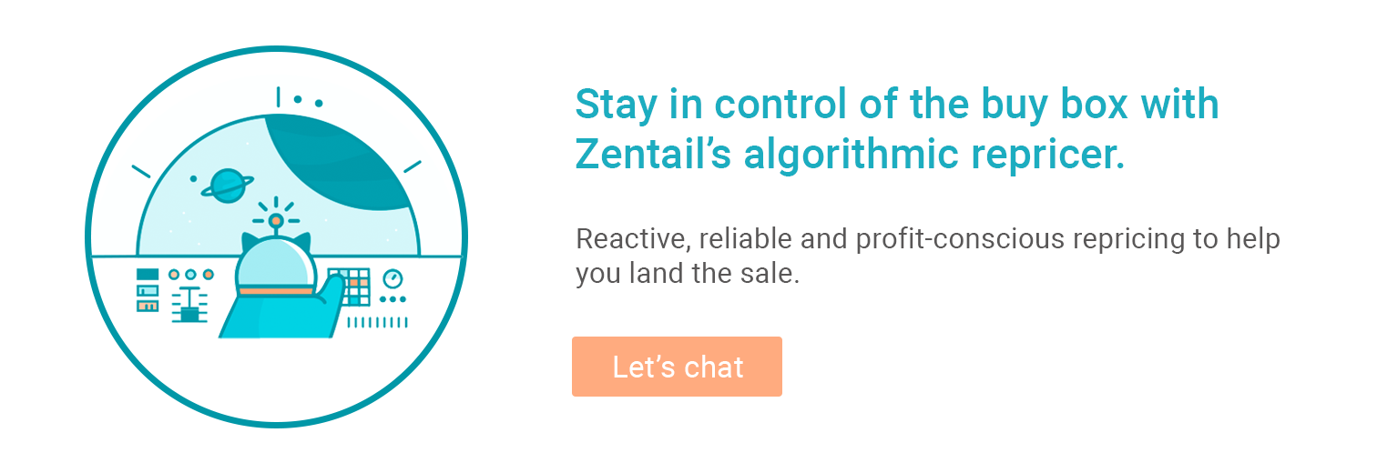 demo request to learn more about zentail's algorithmic repricer for amazon