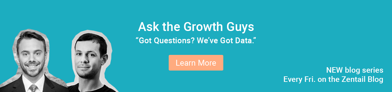 promo for new blog series called ask the growth guys
