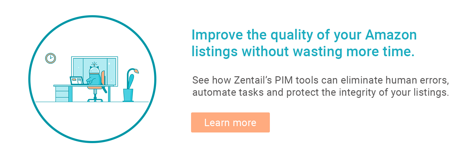 learn more button for zentail's listing optimization tools