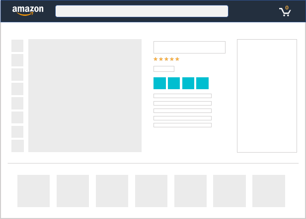 illustration showing swatch images on an amazon listing