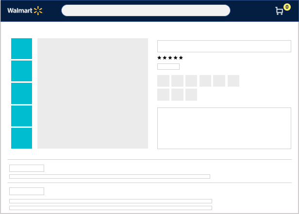 illustration showing swatch images on a walmart listing