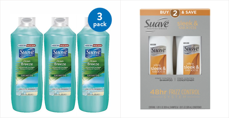 multipack of shampoo bottles and bundle of conditioner and shampoo