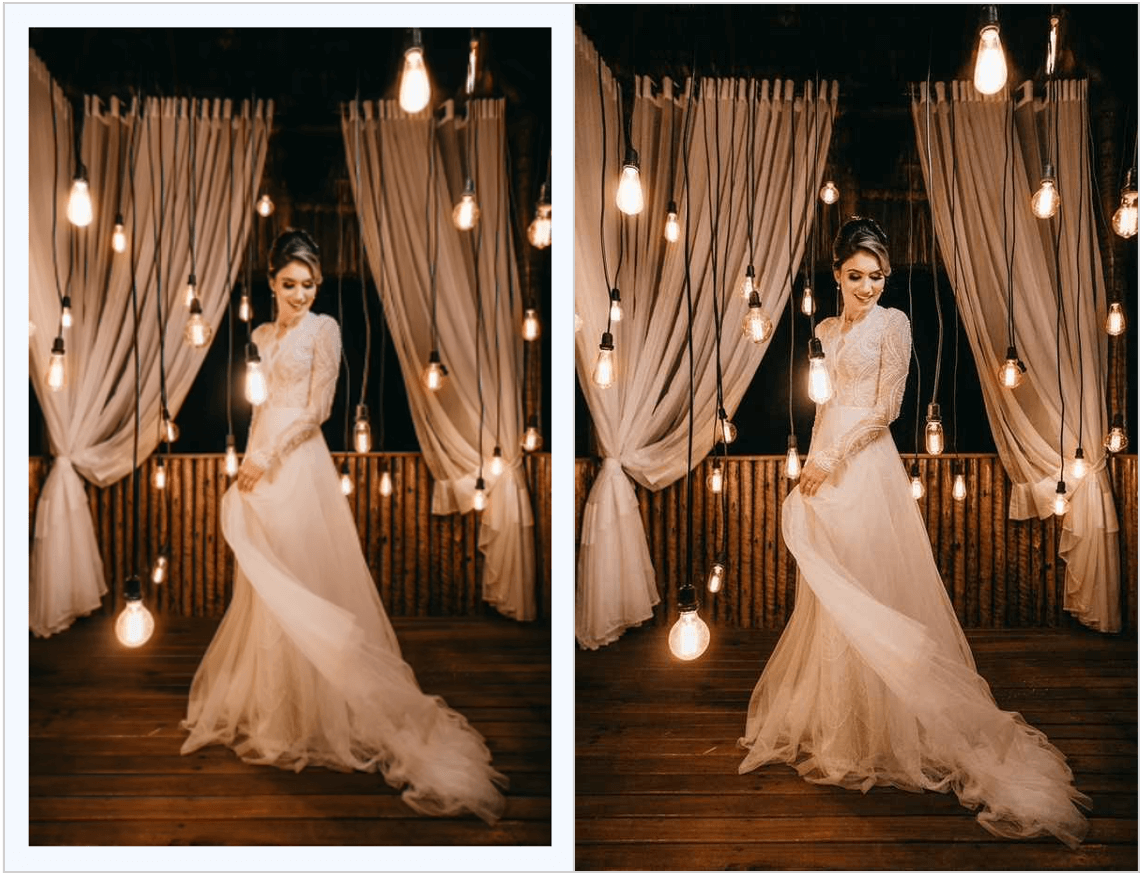 example of images with different DPRs