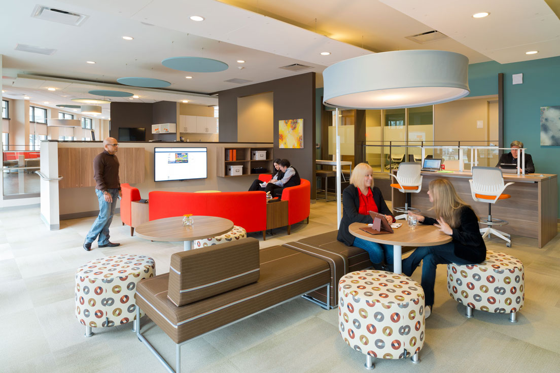 serendipity labs coworking space colorful interior