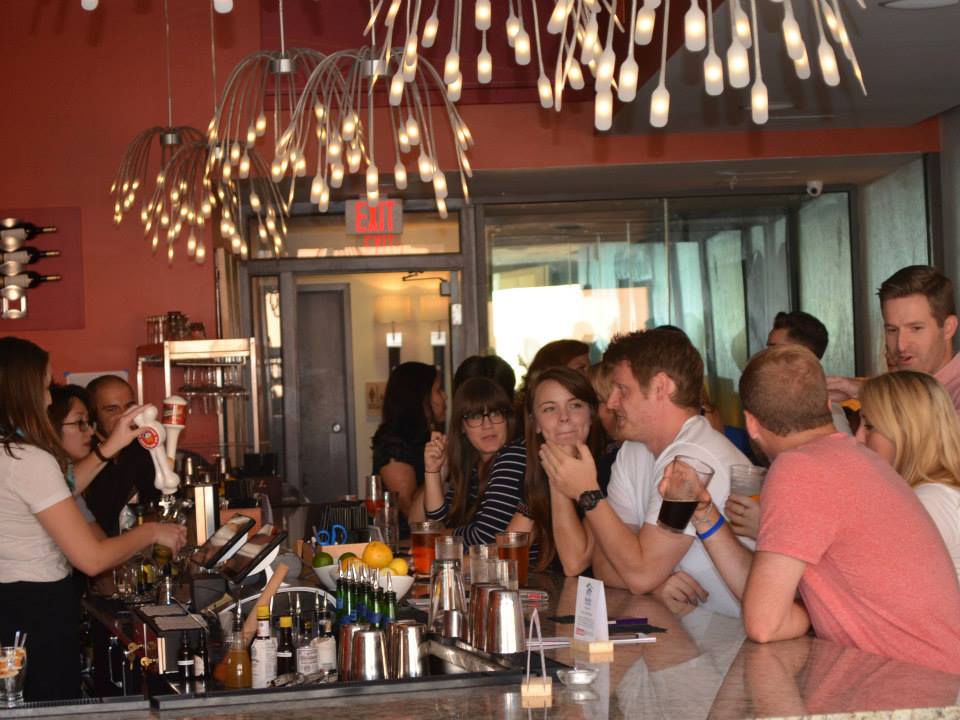 people inside denmark on high columbus bar