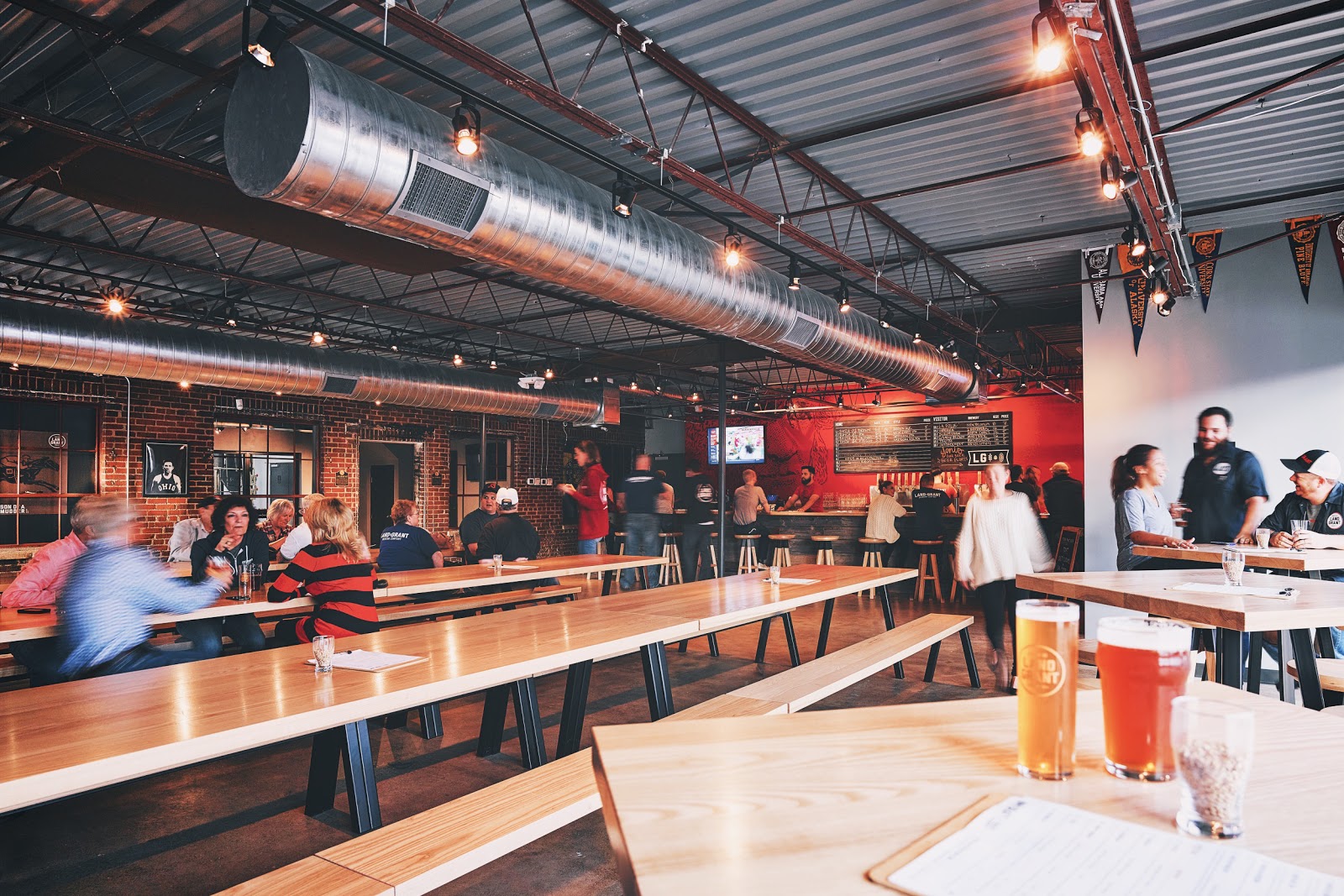 land grant brewery interior
