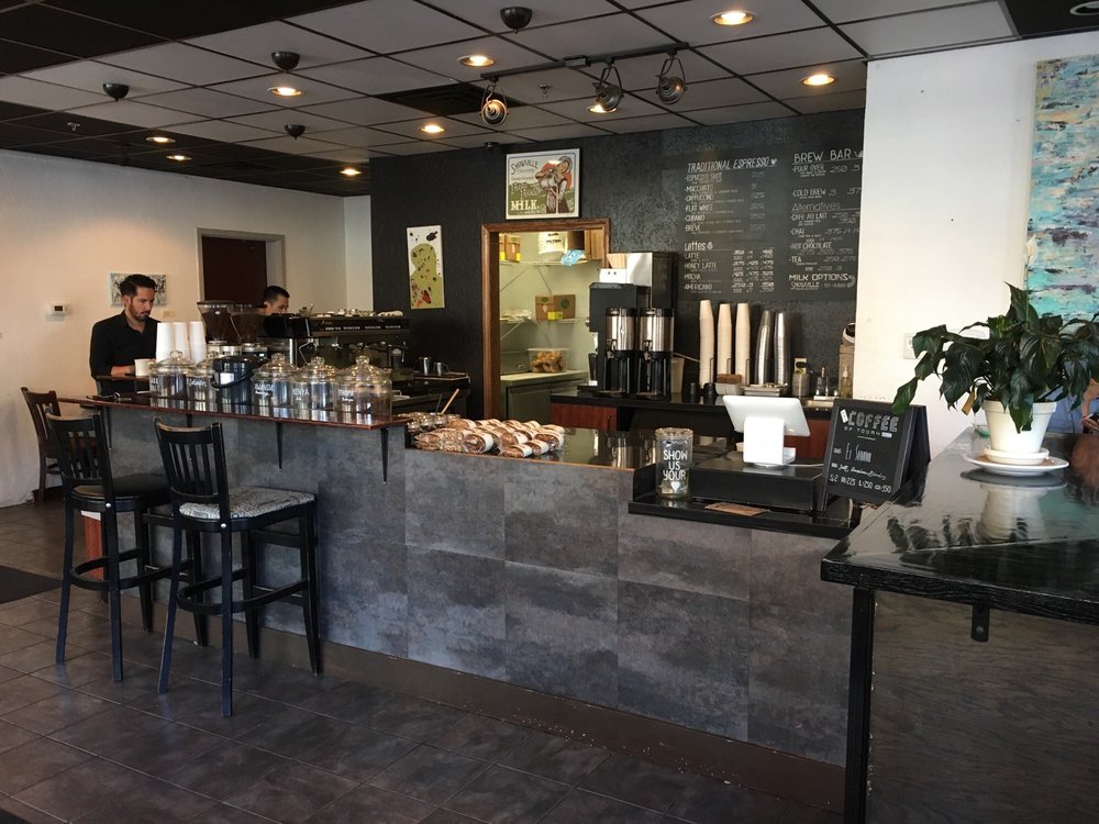 Inside Roaming Goat Coffee