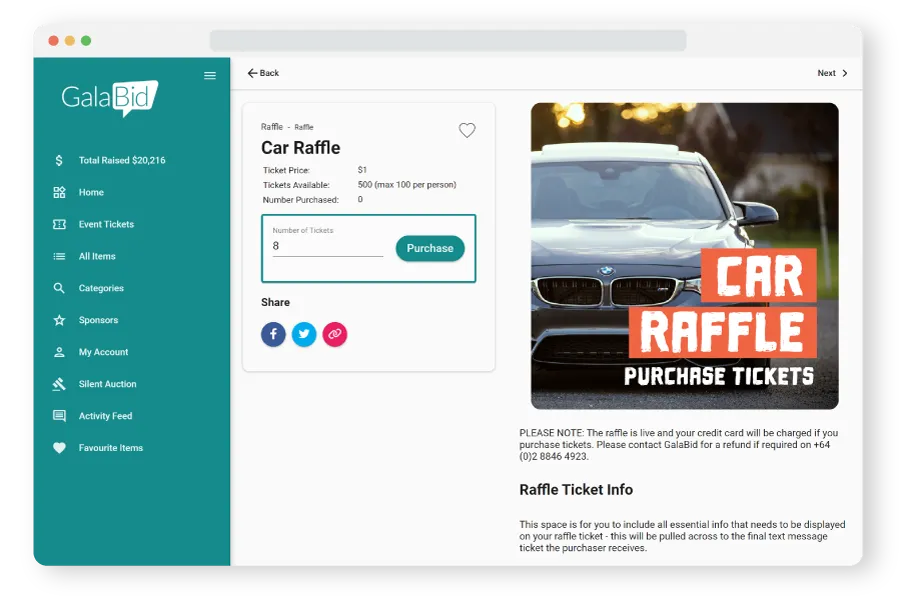 Raffle Tickets Online Create Online Raffle for FREE