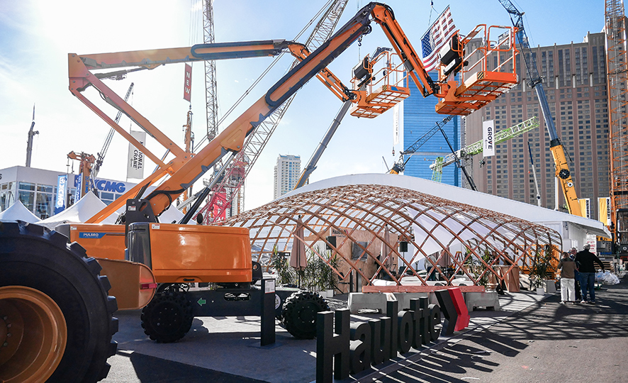Une voûte gridshell à Las Vegas — FUGU® Structures