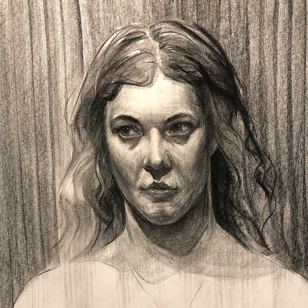 portrait pastel drawing class Vancouver