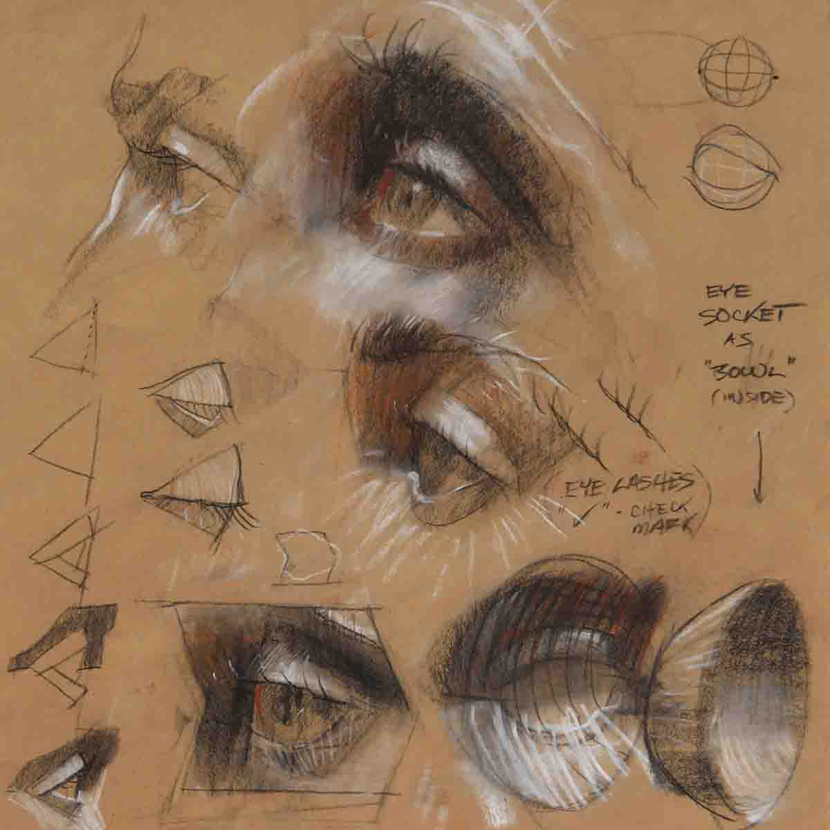 portrait pastel drawing class Vancouver