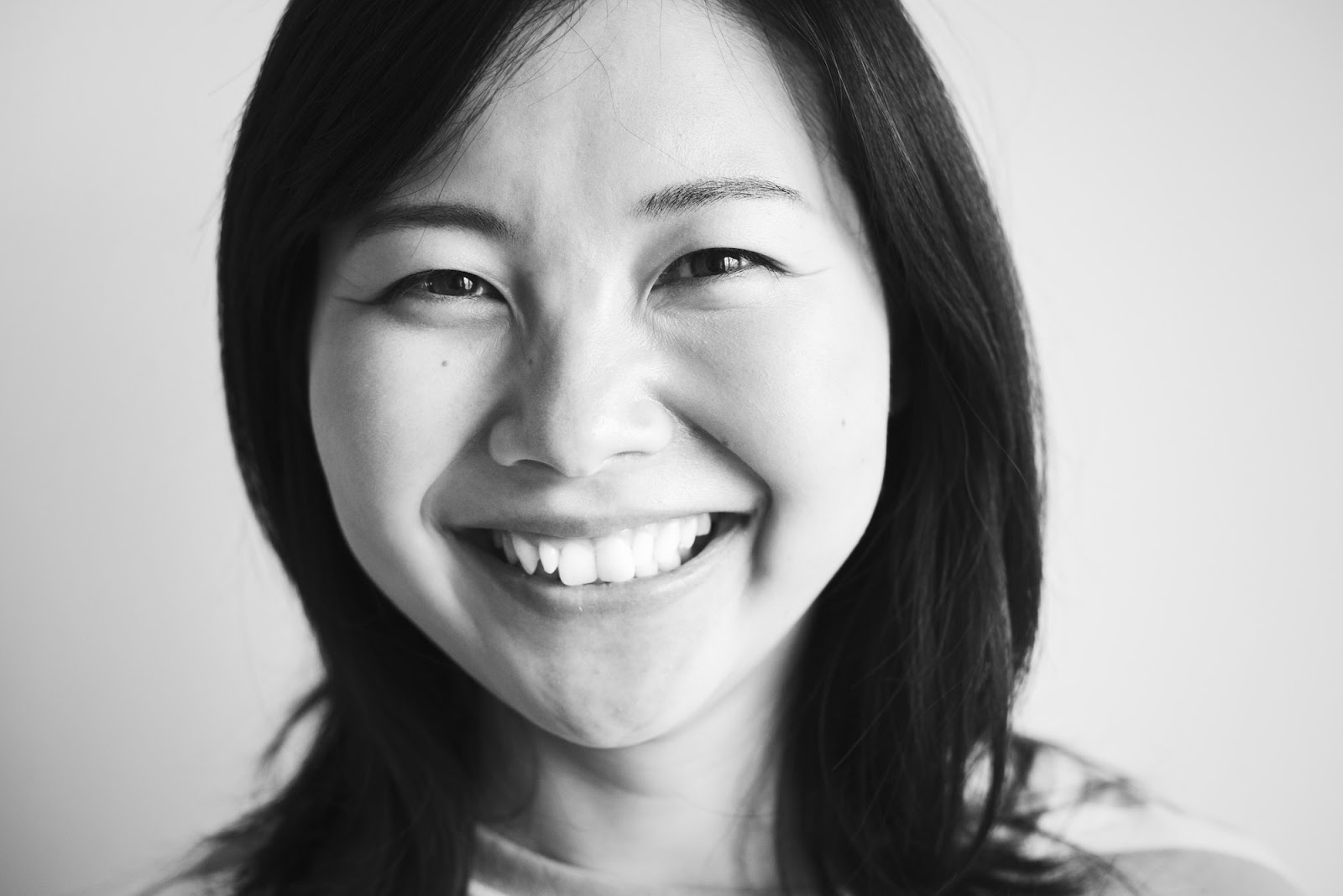 woman smiling