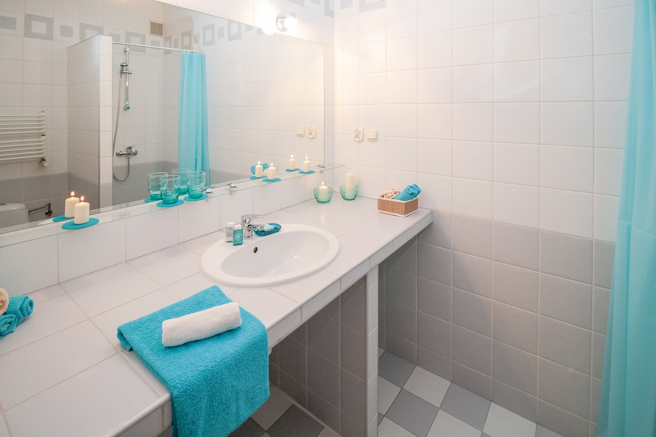 bathroom and sink