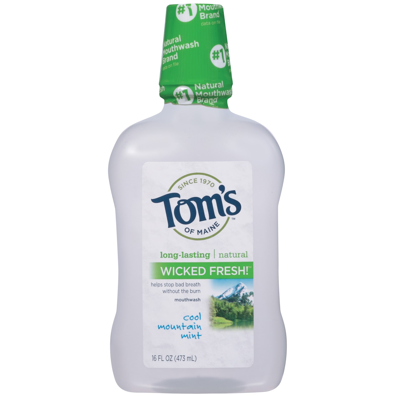 Tom's of Maine has been around since 1970 and prides itself on being the #1 natural mouthwash brand.