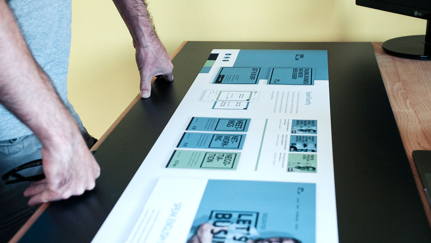 Corporate Design erstellen Moodboard Stylescape im Design Thinking Prozess