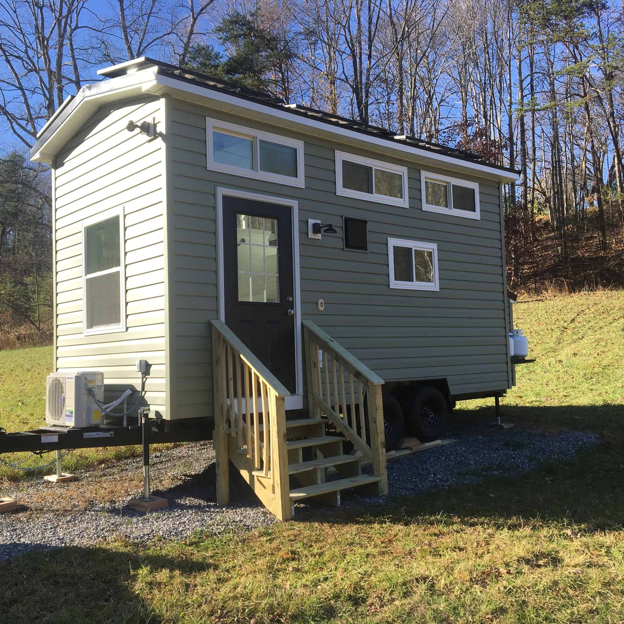 Custom portable tiny houses on wheels for sale.