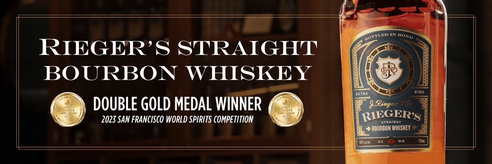 Rieger's Straight Bourbon Whiskey Bottled In Bond
