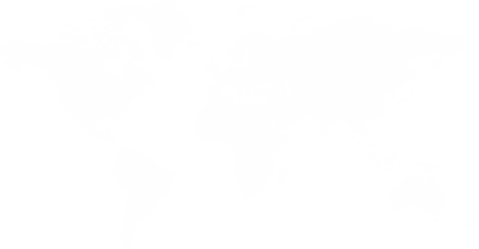Illustration der Weltkarte mit all ihren Kontinenten. Standardmäßig wird auf dieser Karte ein Punkt in Deutschland zu sehen sein. Dieser Punkt repräsentiert einen Serverstandort. Bei Interaktion mit der Karte werden auf allen Teilen der Welt weitere Punkte hinzugefügt, um einen Server-Cluster zu visualisieren.
