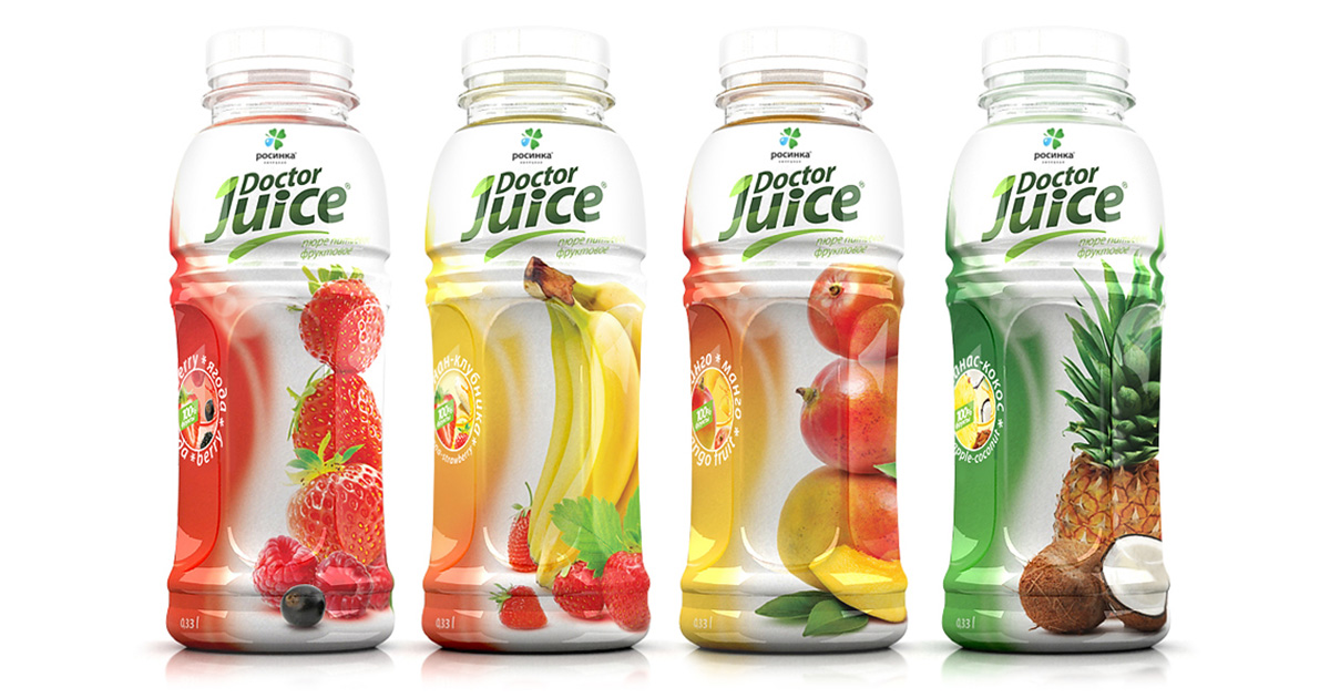 Doctor Juice — 100 фрукты! — CUBA Branding