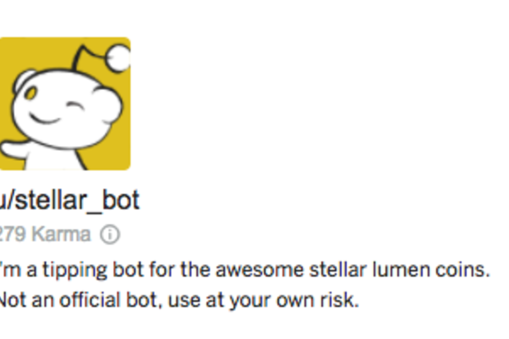 How to Tip with the Stellar Subreddit Tipping Bot