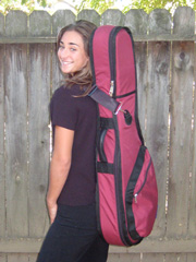 Softshell case - left view