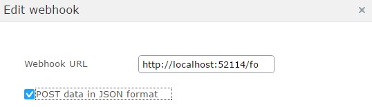 Edit Webhook