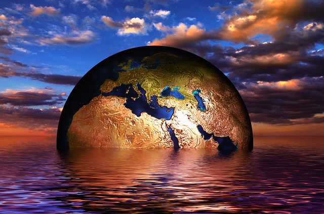 earth under water