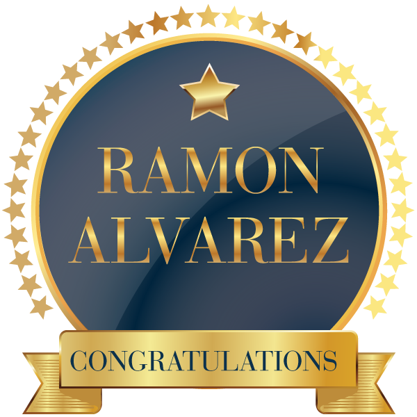 Congratulations Ramon Alvarez