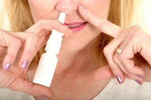 Chronic sinusitis can sometimes be helped with nasal spray.