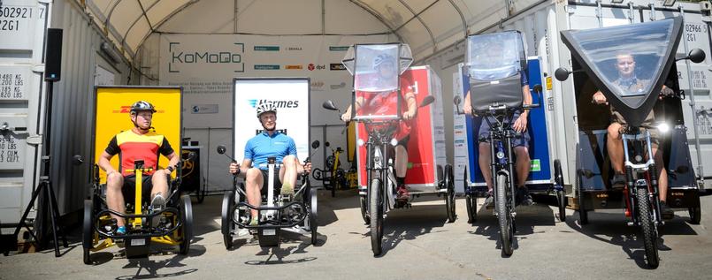 Berlin KoMoDo project electric cargo bike last mile solution