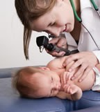Loss of hearing in infants can be detected early.