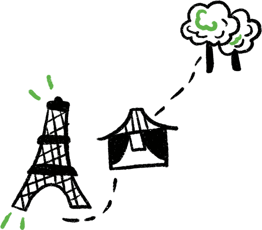 Ilustrace Paříže