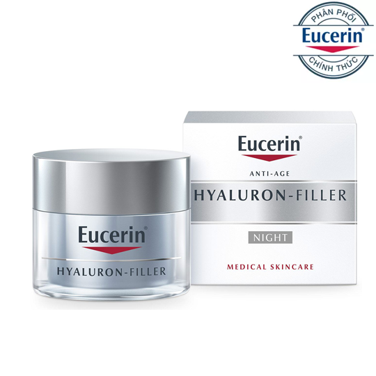 7.Kem ngăn ngừa lão hoá ban đêm Eucerin Hyaluron-Filler Night Cream 50ml