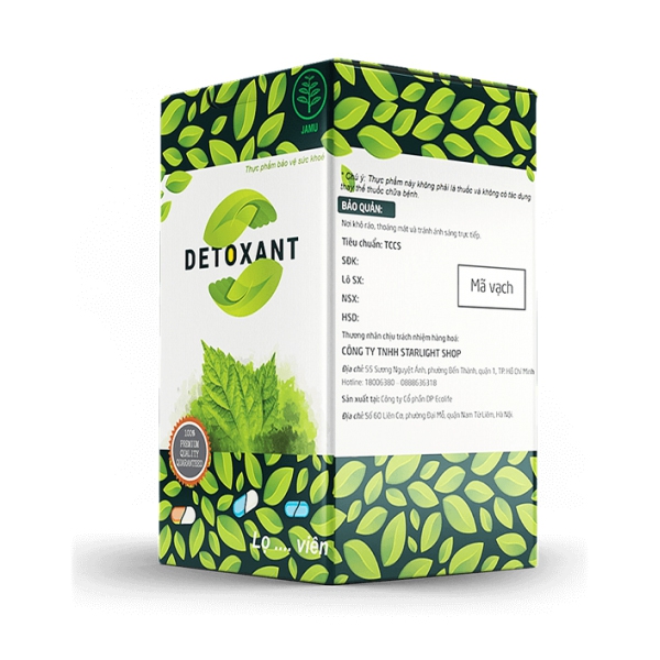 Thuốc Detoxant diệt ký sinh trùng, giun sán, ấu trùng