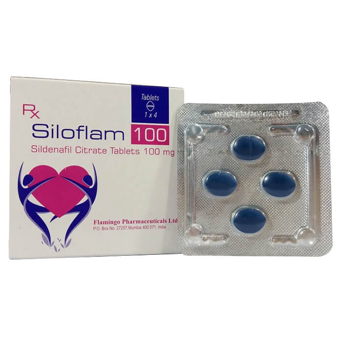Siloflam 100 – Thuốc cường dương của Ấn Độ 4 viên – Trị rối loạn cương dương – SIÊU THỊ HÀNG NHẬP NGOẠI CHÍNH HÃNG MỸ, ANH, PHÁP, ĐỨC, NHẬT
