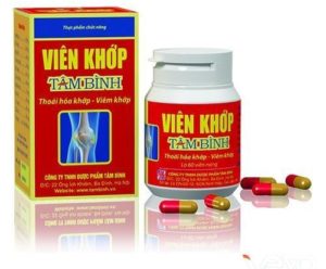 2.Viên khớp Tâm Bình – Thuốc trị đau nhức xương khớp cho người già