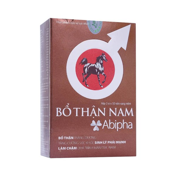 Thực Phẩm Bảo Vệ Sức Khỏe Bổ Thận Nam Abipha 30 Viên - Nhà thuốc Long Châu