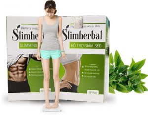 4.Thuốc giảm mỡ bụng Slimherbal : teo 7- 10 kg mỡ thừa dễ dàng