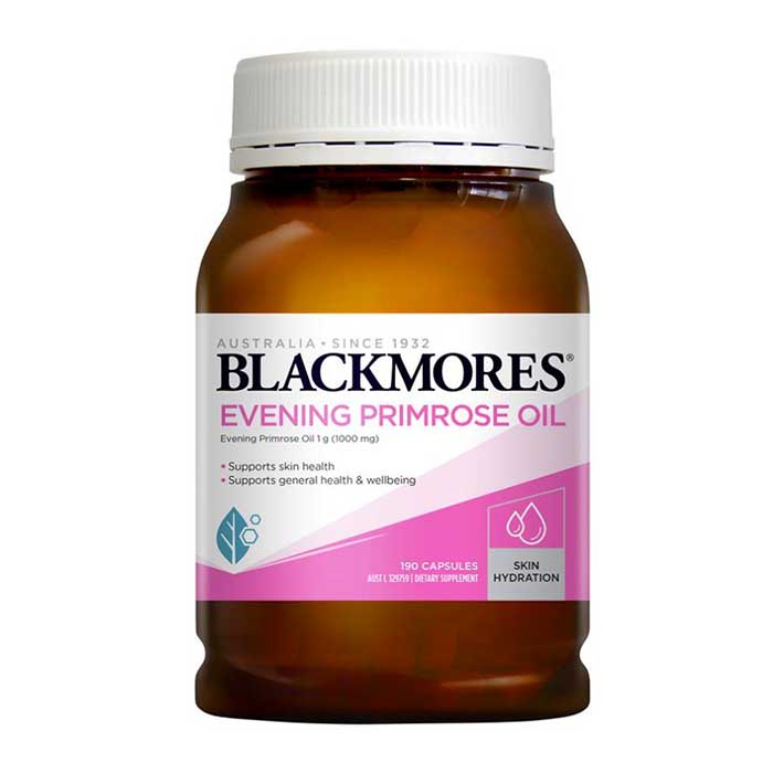 Tinh dầu hoa anh thảo trị mụn nội tiết Blackmores Evening Primrose Oil 190 viên - Kute Shop