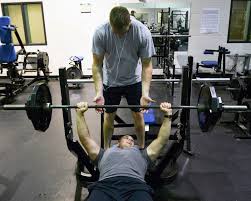 Men weightlifting