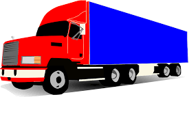 Cartoon semi truck