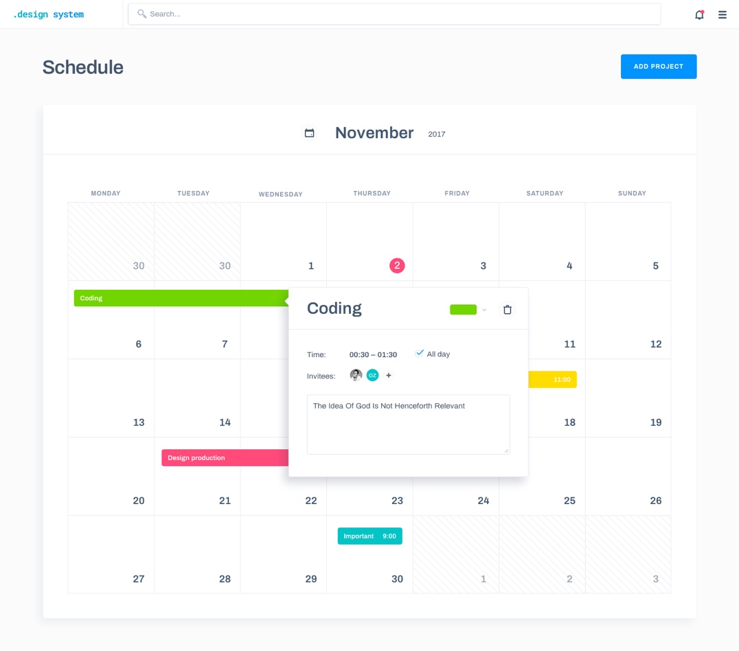 Dashboard UI Kit