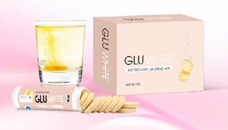 1. Review viên sủi trắng da GluWhite - da sáng hồng sau 30 ngày