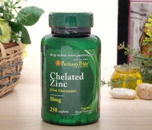 5. Viên kẽm zinc 50mg cho đàn ông - Chelated Zinc Gluconate 250 viên