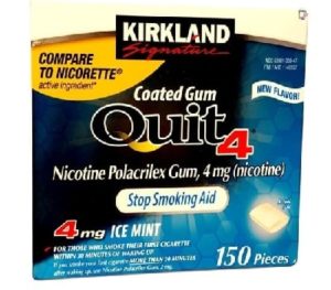 7.Kẹo cai thuốc lá Quit 4 Kirkland