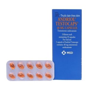 Mãn dục nam uống thuốc gì? Hỗ trợ điều trị bằng Andriol testocaps