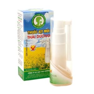 4.Thuốc xịt mũi THÁI DƯƠNG – Giảm nhanh các triệu chứng nghẹt mũi, sổ mũi, hắt hơi