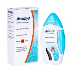 9.AVAMYS (fluticasone) – Thuốc xịt chữa viêm mũi dị ứng của Anh